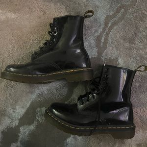 Shiny Dr Marten Boots